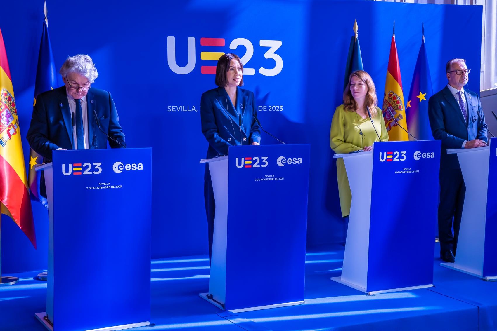 La presidencia española de la UE y la presidencia del Consejo de la ESA impulsan una declaración para reforzar la lucha contra el cambio climático a través de programas espaciales